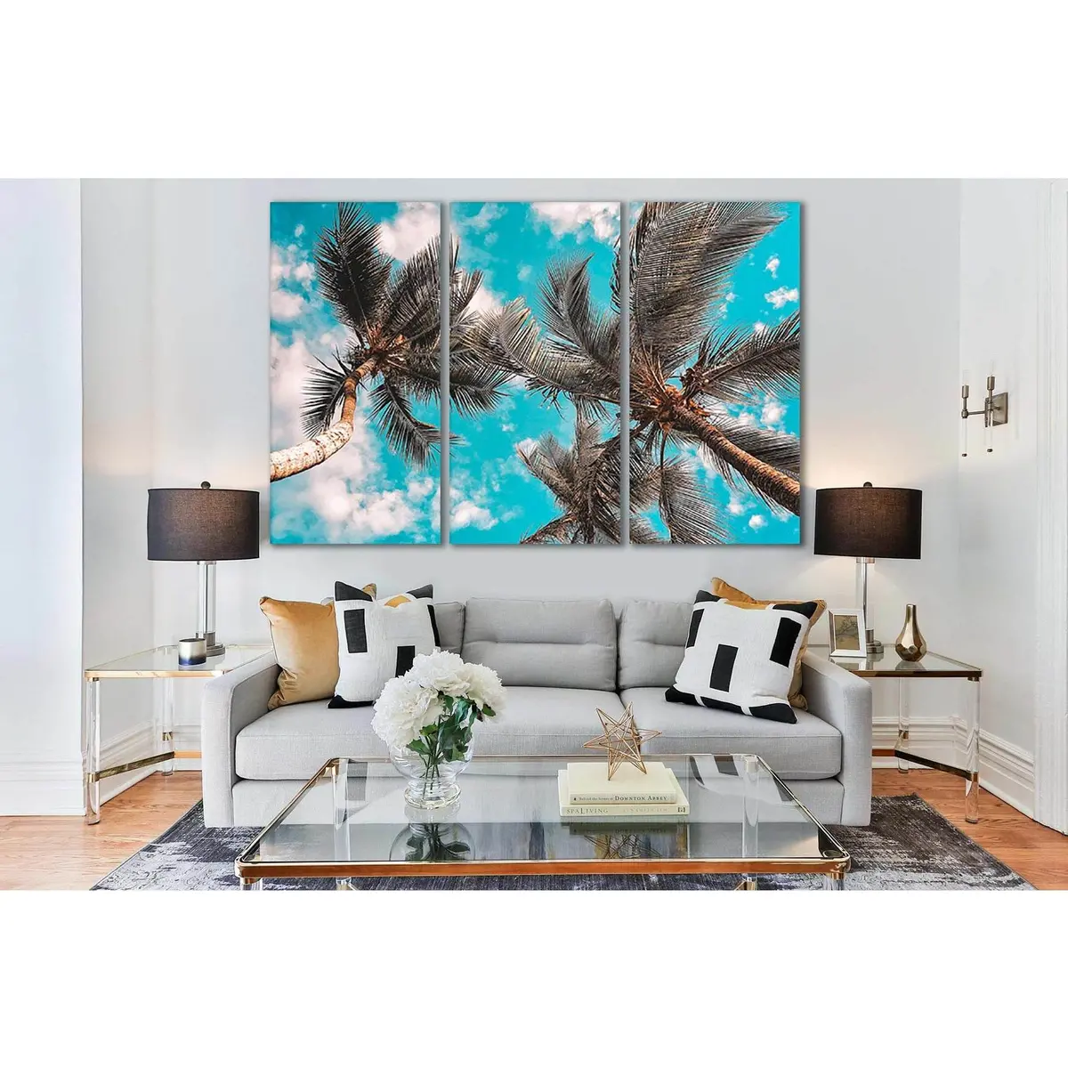 Coconut Trees And Blue Sky №Sl150 Ready To Hang Canvas Print 5