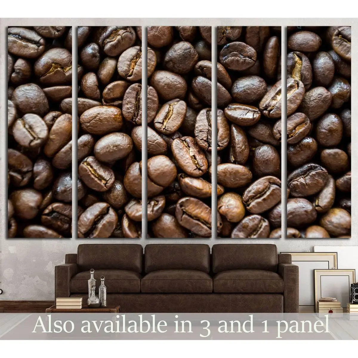 Coffee Beans No. 1913 Canvas Wall Art – Pre-Strung & Ready to Hang