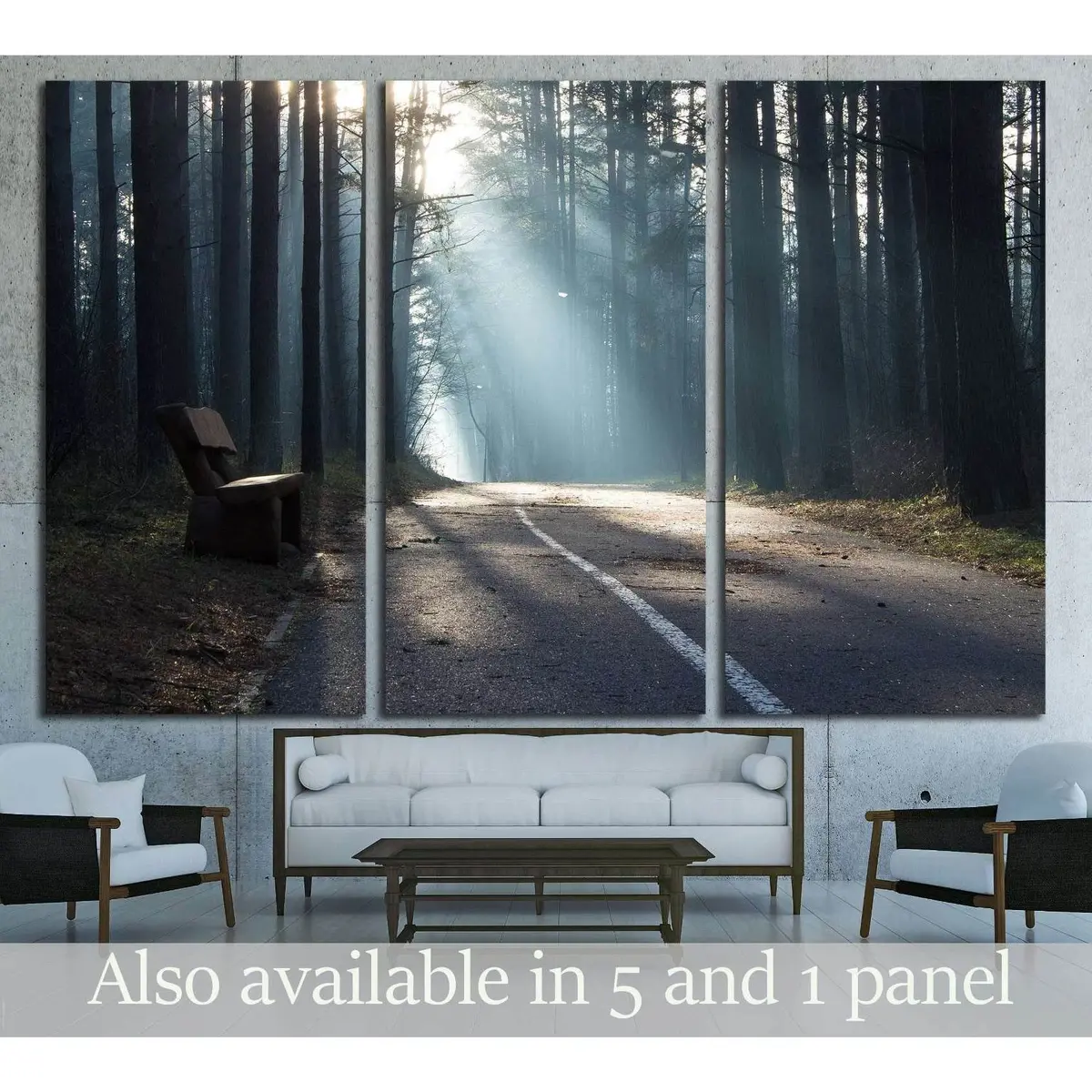 Cold Morning №3100 Ready To Hang Canvas Print 5