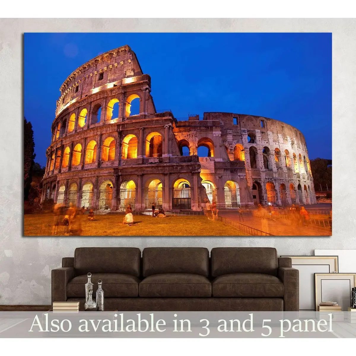 Coliseum, Rome №854 Ready To Hang Canvas Print 1