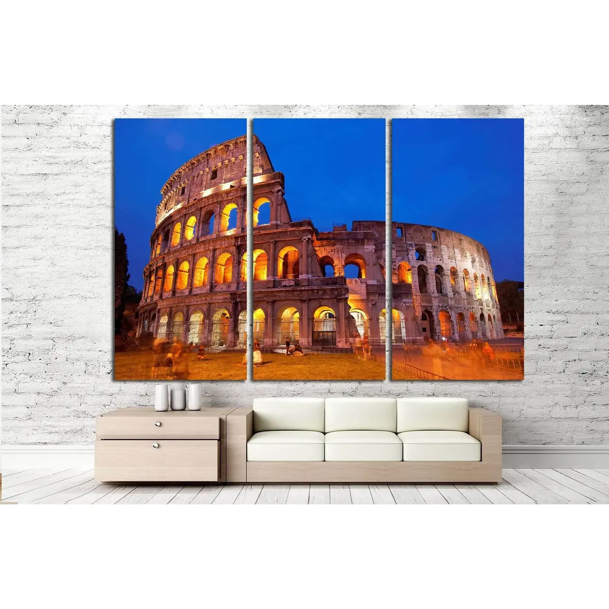 Coliseum, Rome №854 Ready To Hang Canvas Print 5
