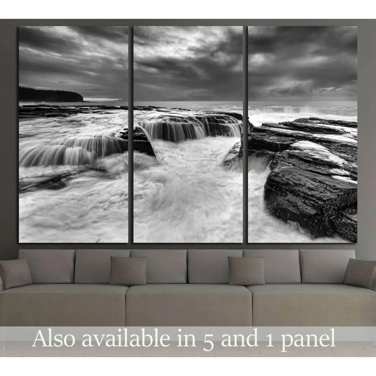 Collaroy Beach In Sydney At Sunrise №3166 Ready To Hang Canvas Print 5