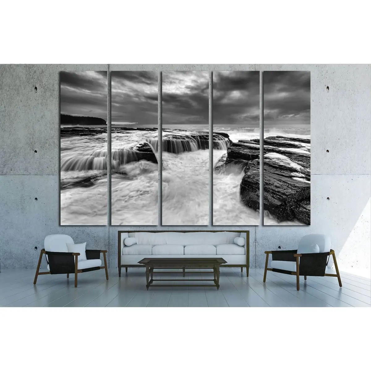 Sunrise Over Collaroy Beach, Sydney – Ready-to-Hang Canvas Art Print #3166 - Image 3