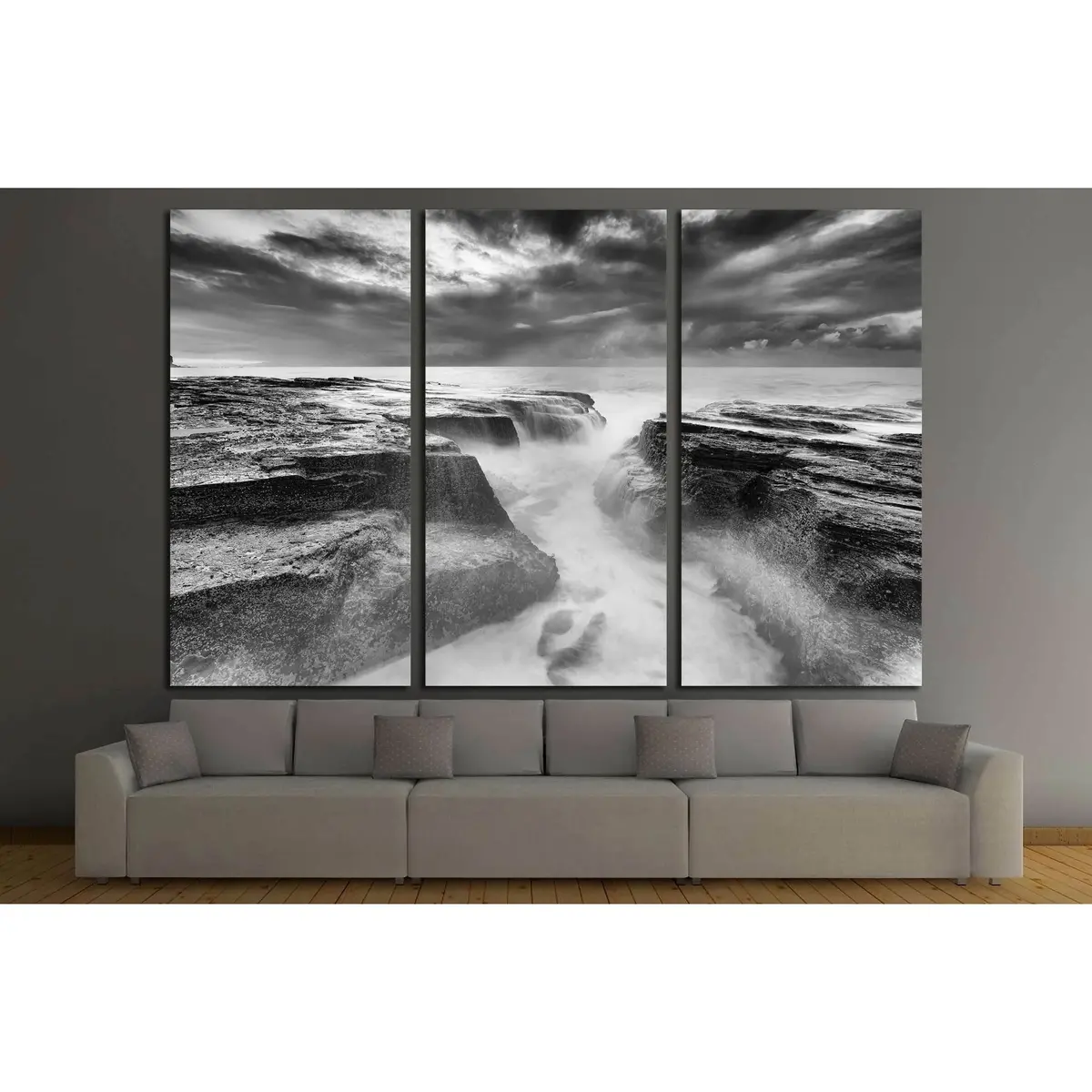Collaroy Beach Narrabeen Head In Sydney, Australia №3165 Ready To Hang Canvas Print 5