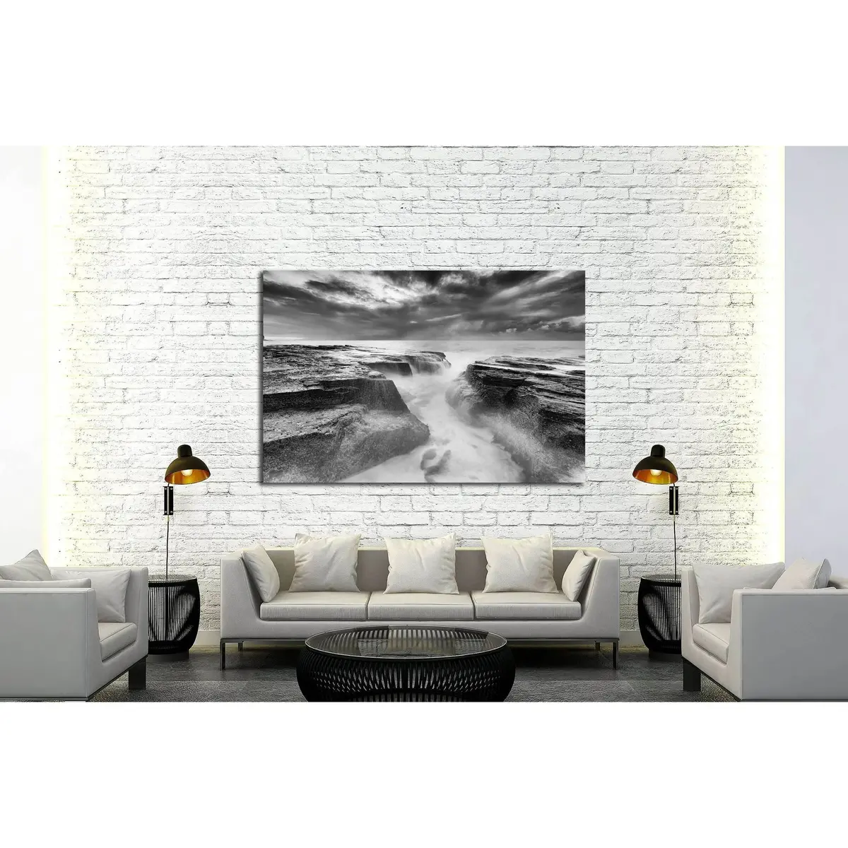 Collaroy Beach Narrabeen Head In Sydney, Australia №3165 Ready To Hang Canvas Print 3