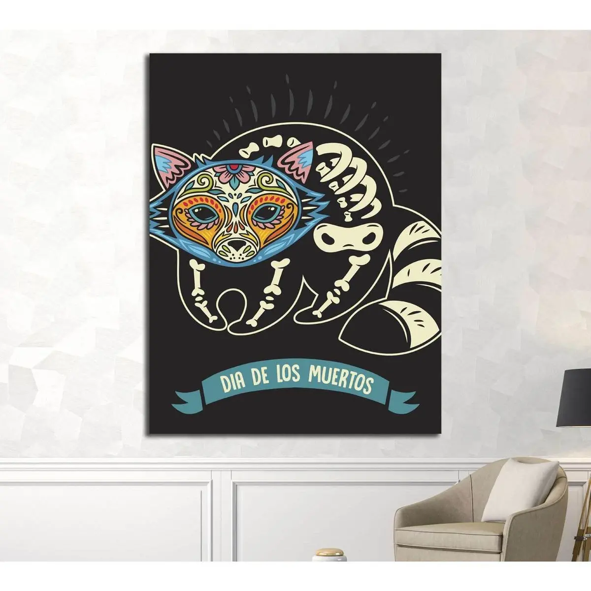 Color Cat №4582 Ready To Hang Canvas Print 1