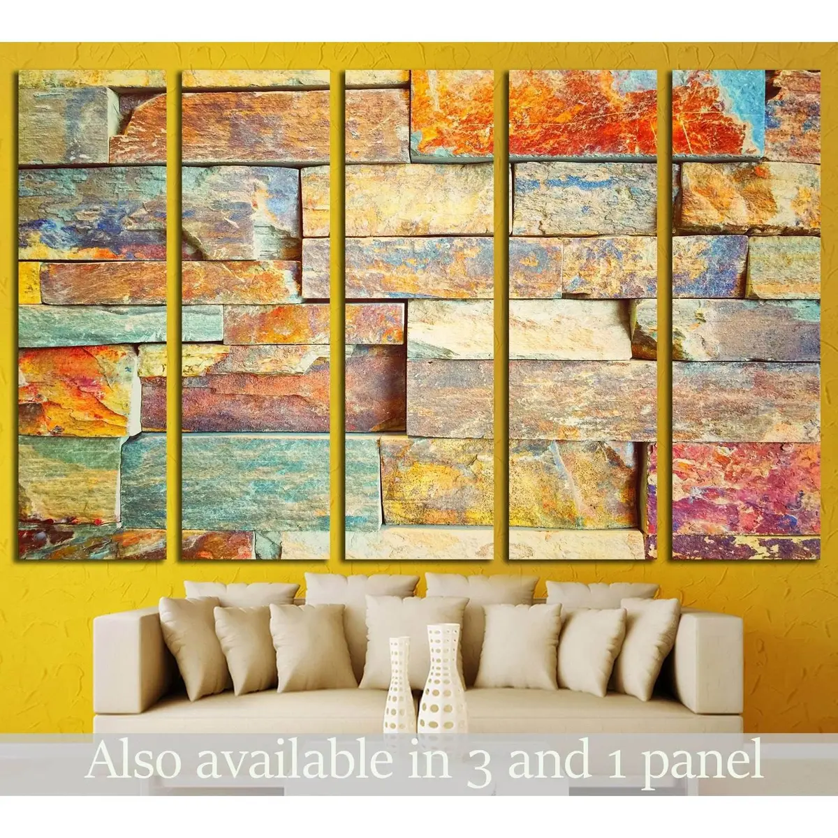 Abstract Marble Wall Art Print #1606 – Premium Ready-to-Hang Canvas