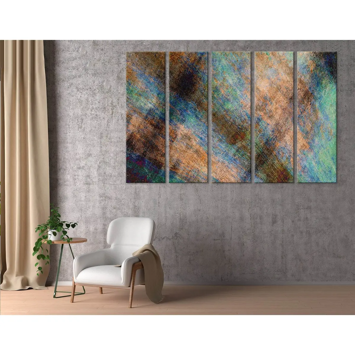 Vibrant Abstract Canvas Art Print №04334 – Pre-Stretched & Ready to Hang