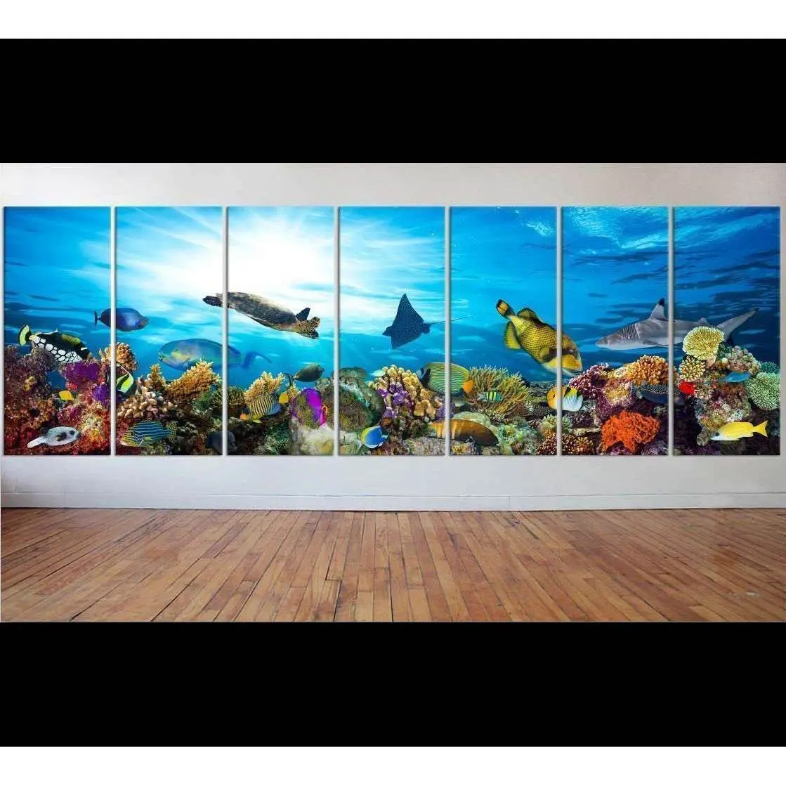 Colorful Coral Reef Large Ready To Hang Canvas Print №45 Ready To Hang Canvas Print 1
