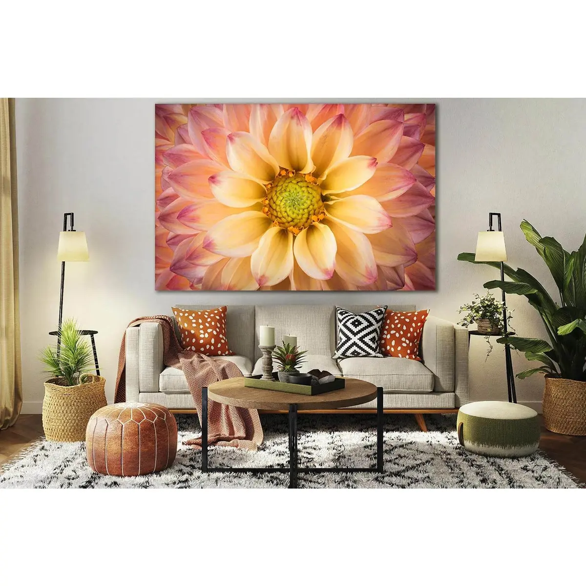 Colorful Flower Macro №Sl713 Ready To Hang Canvas Print 2