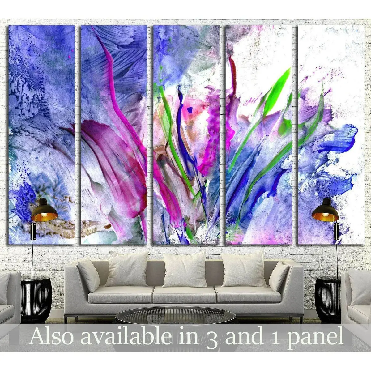 Vibrant Paint Splash Canvas Art №1339 – Pre-Stretched & Ready to Hang