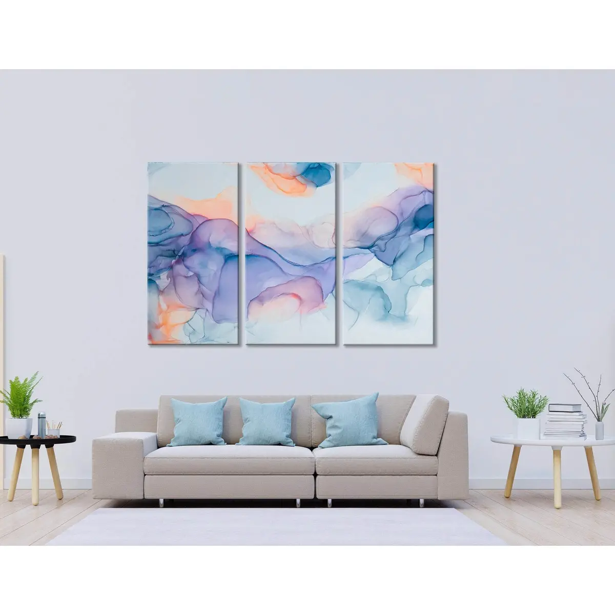 Colorful Smoke Abstract №04416 Ready To Hang Canvas Print 5
