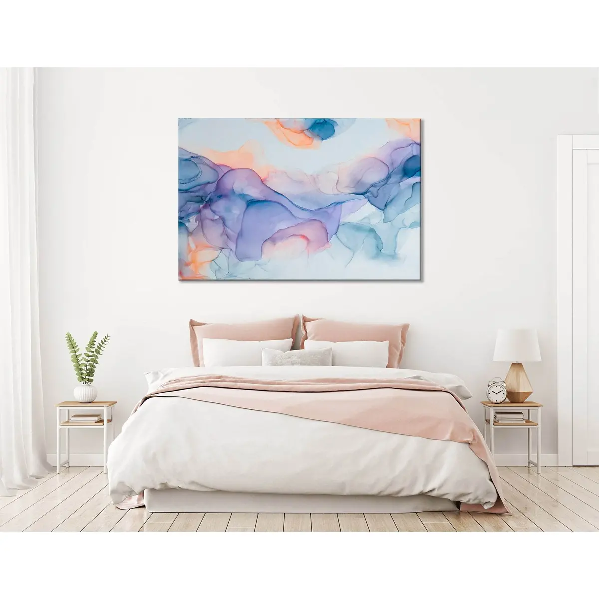Colorful Smoke Abstract №04416 Ready To Hang Canvas Print 3