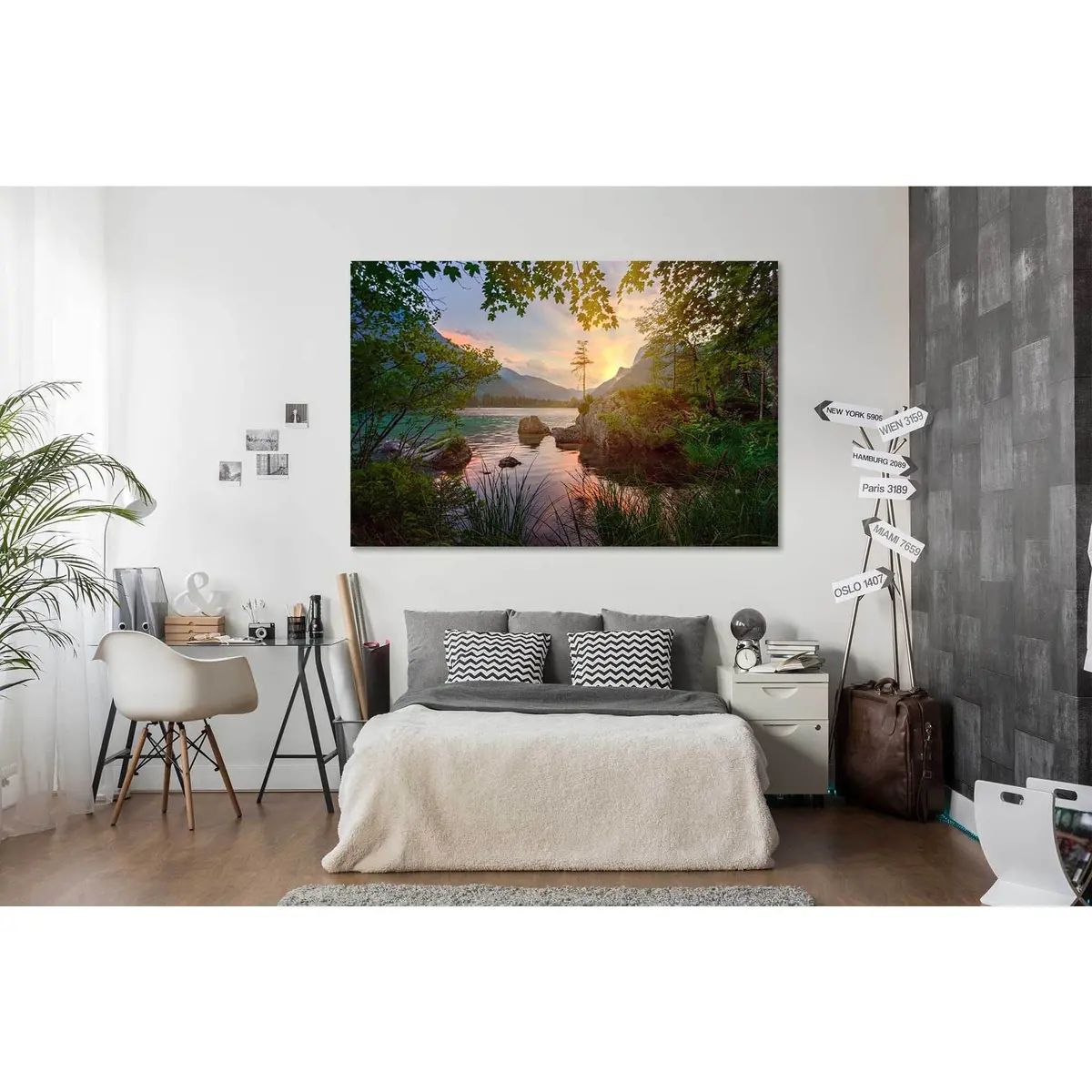 Colorful Sunset №D1221 Ready To Hang Canvas Print 1