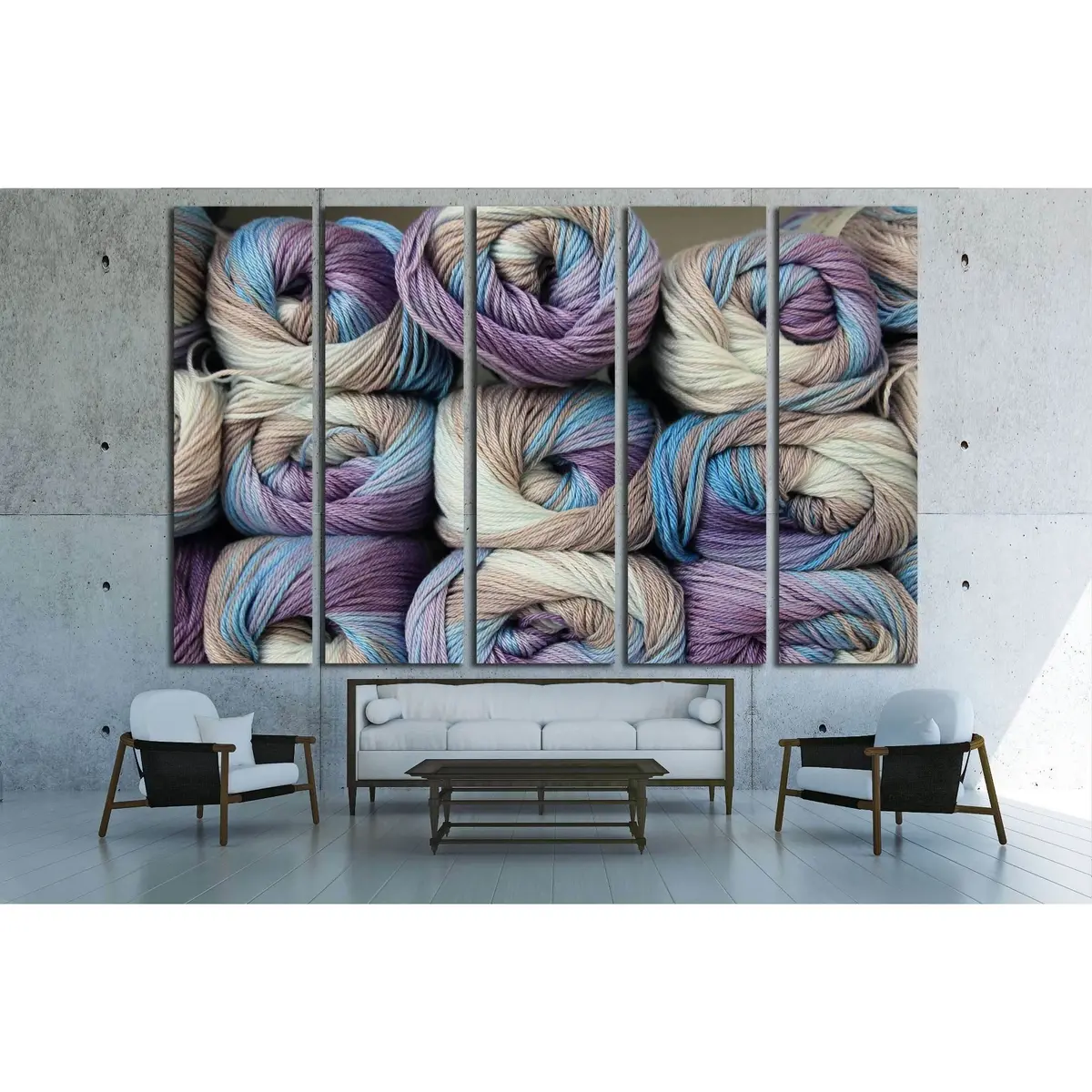 Vibrant Yarn Art #2539 – Premium Ready-to-Hang Canvas Wall Decor - Image 3