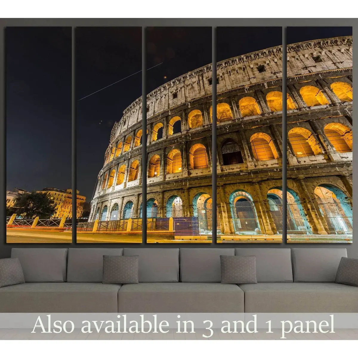 Colosseum No. 739 Premium Ready-to-Hang Canvas Wall Art