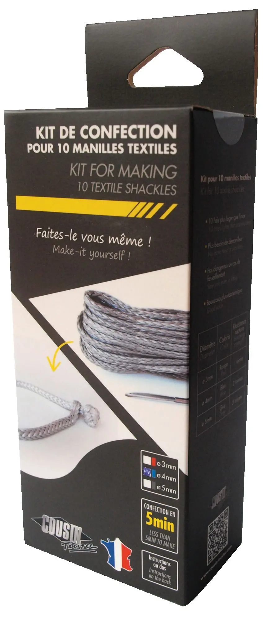 Ad Nautic  Cousin Soft Shackle Diy Kit 1