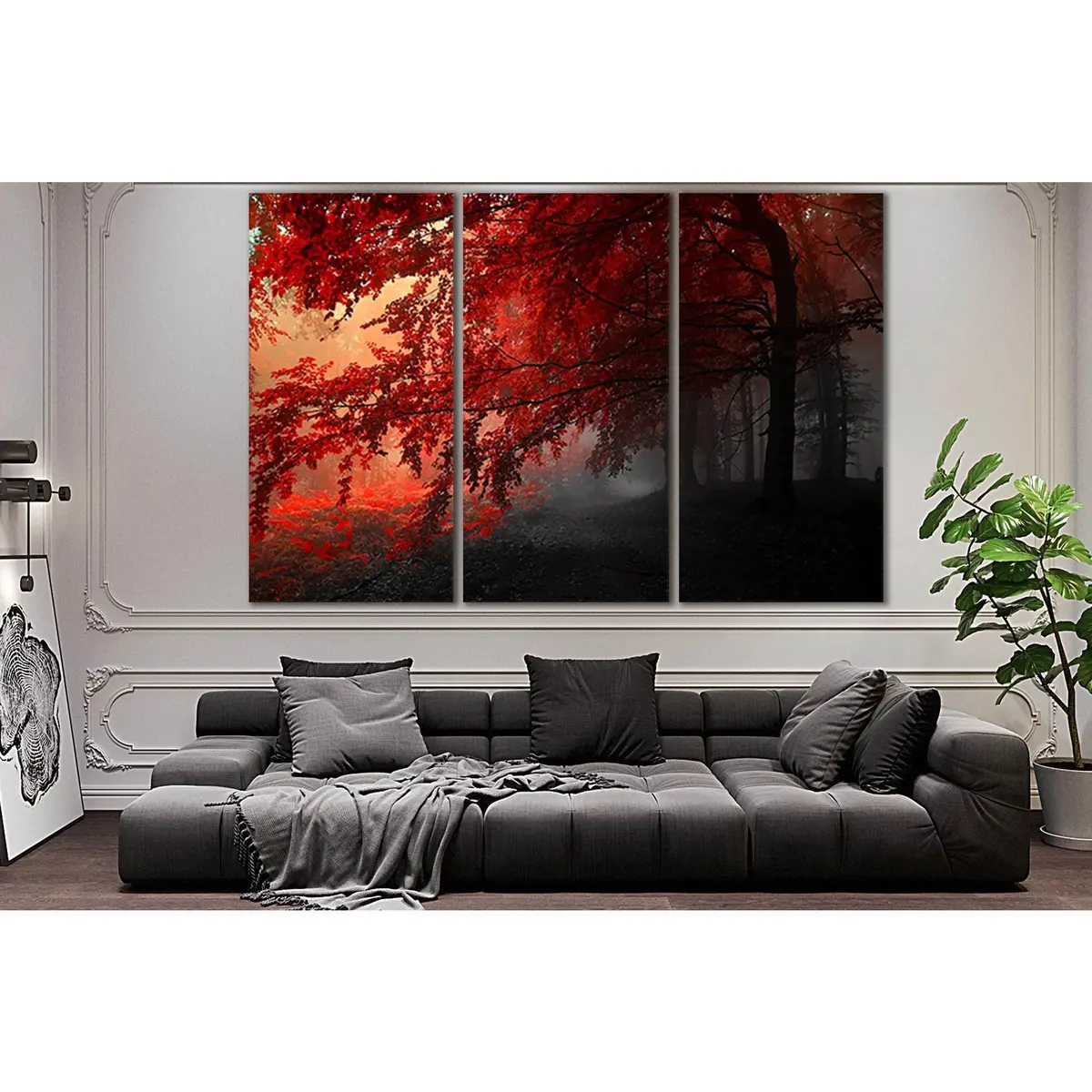 Contrast Of Autumn №Sl806 Ready To Hang Canvas Print 5