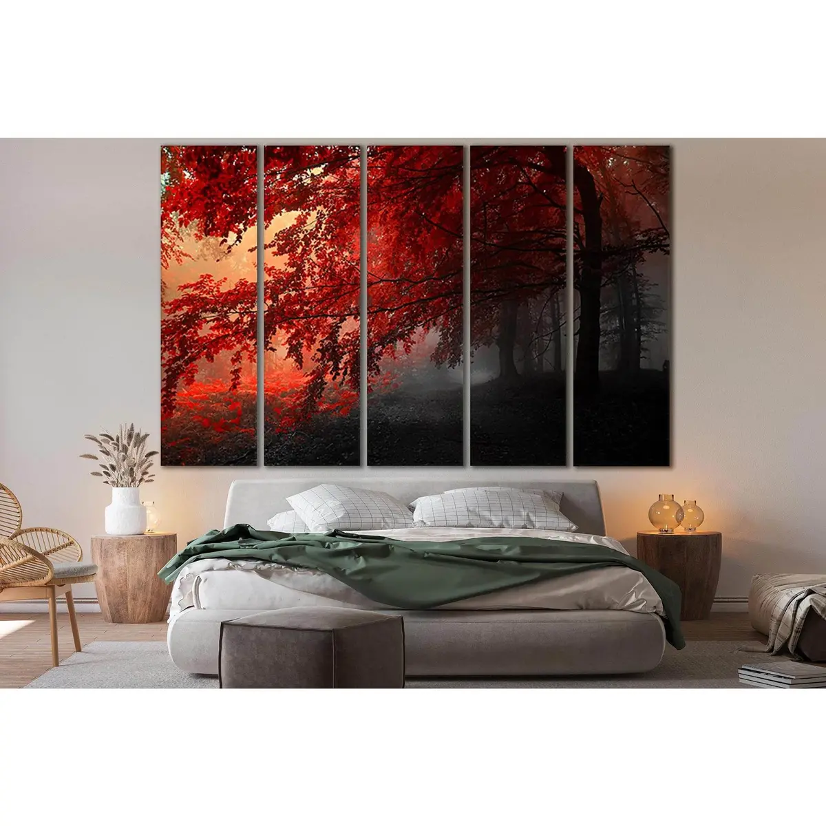 Contrast of Autumn SL806 – Ready-to-Hang Canvas Wall Art - Image 3