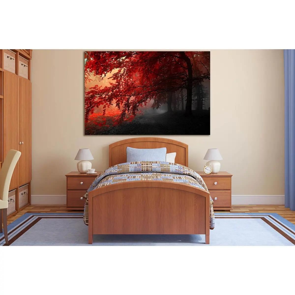 Contrast Of Autumn №Sl806 Ready To Hang Canvas Print 1