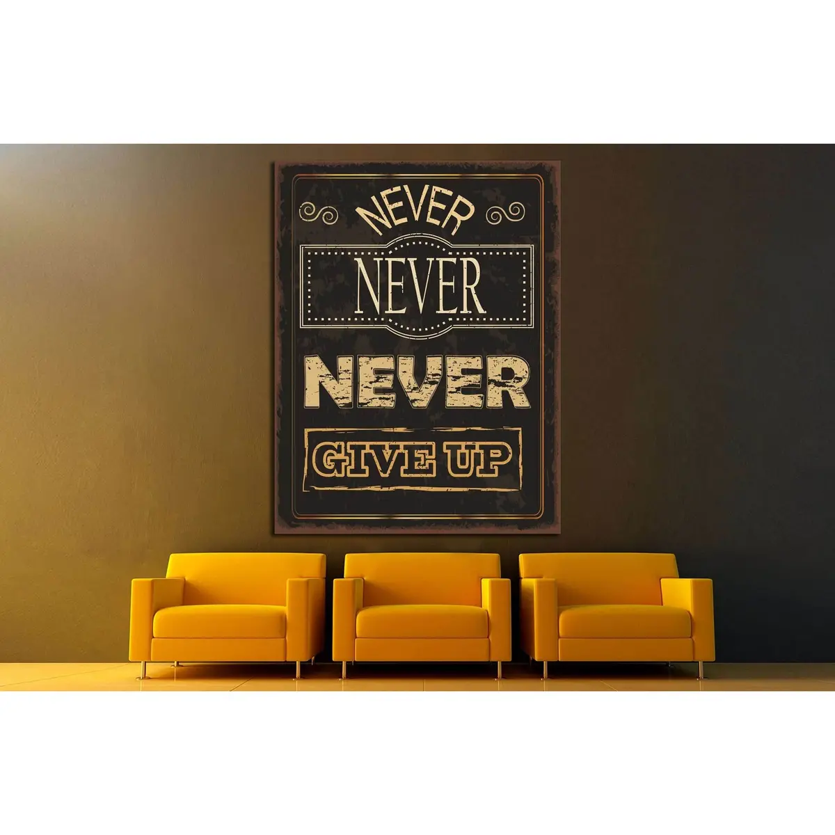 Copy Of Art Canvas In Vintage Style №4511 Ready To Hang Canvas Print 2