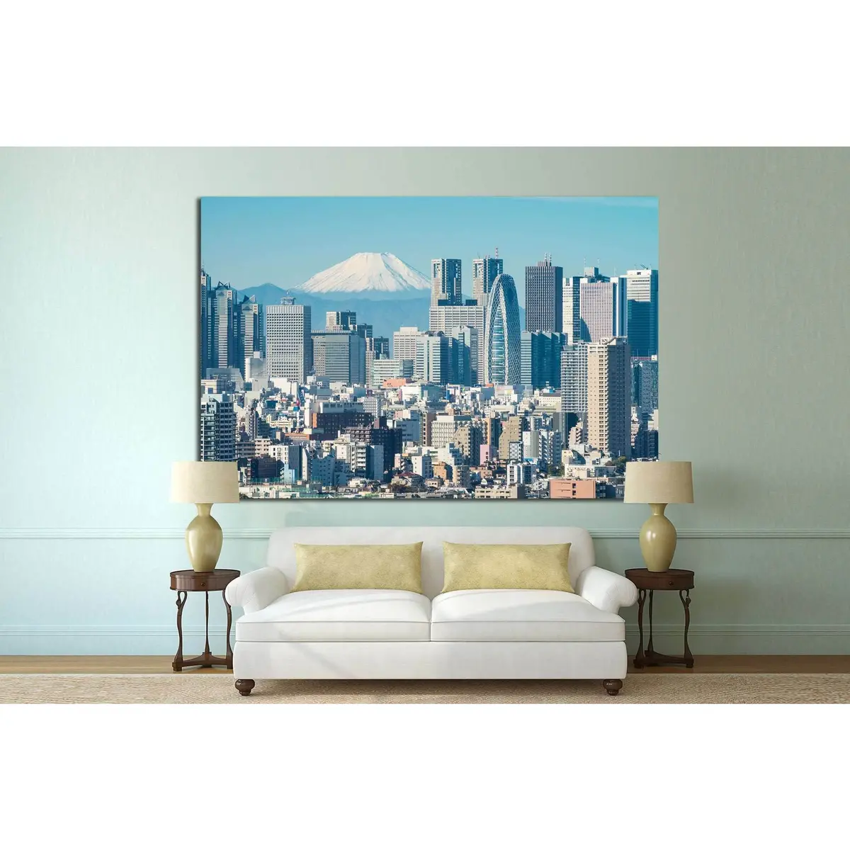 Copy Of Tokyo, Japan №1157 Ready To Hang Canvas Print 3