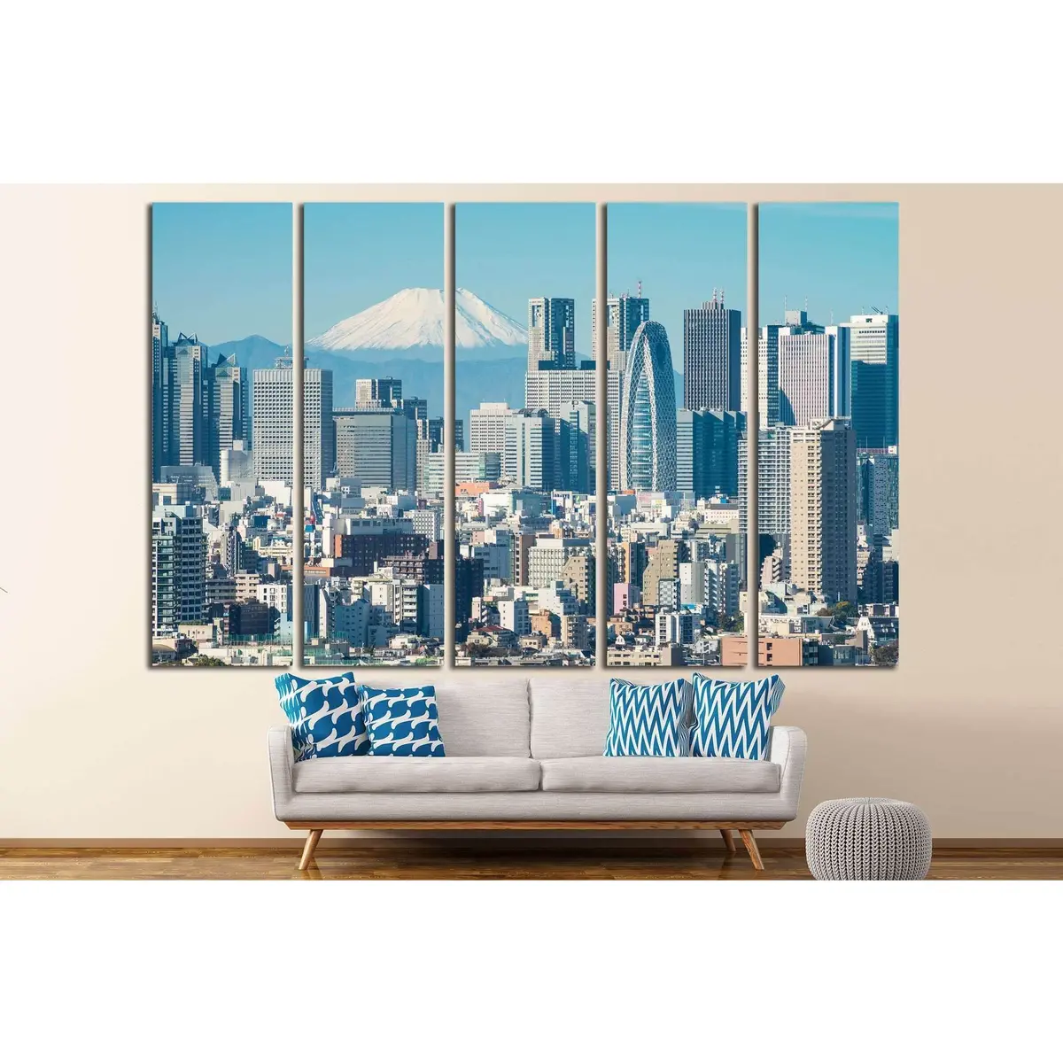 Tokyo, Japan #1157 Canvas Wall Art – Pre-Installed Hanging Hardware - Image 3