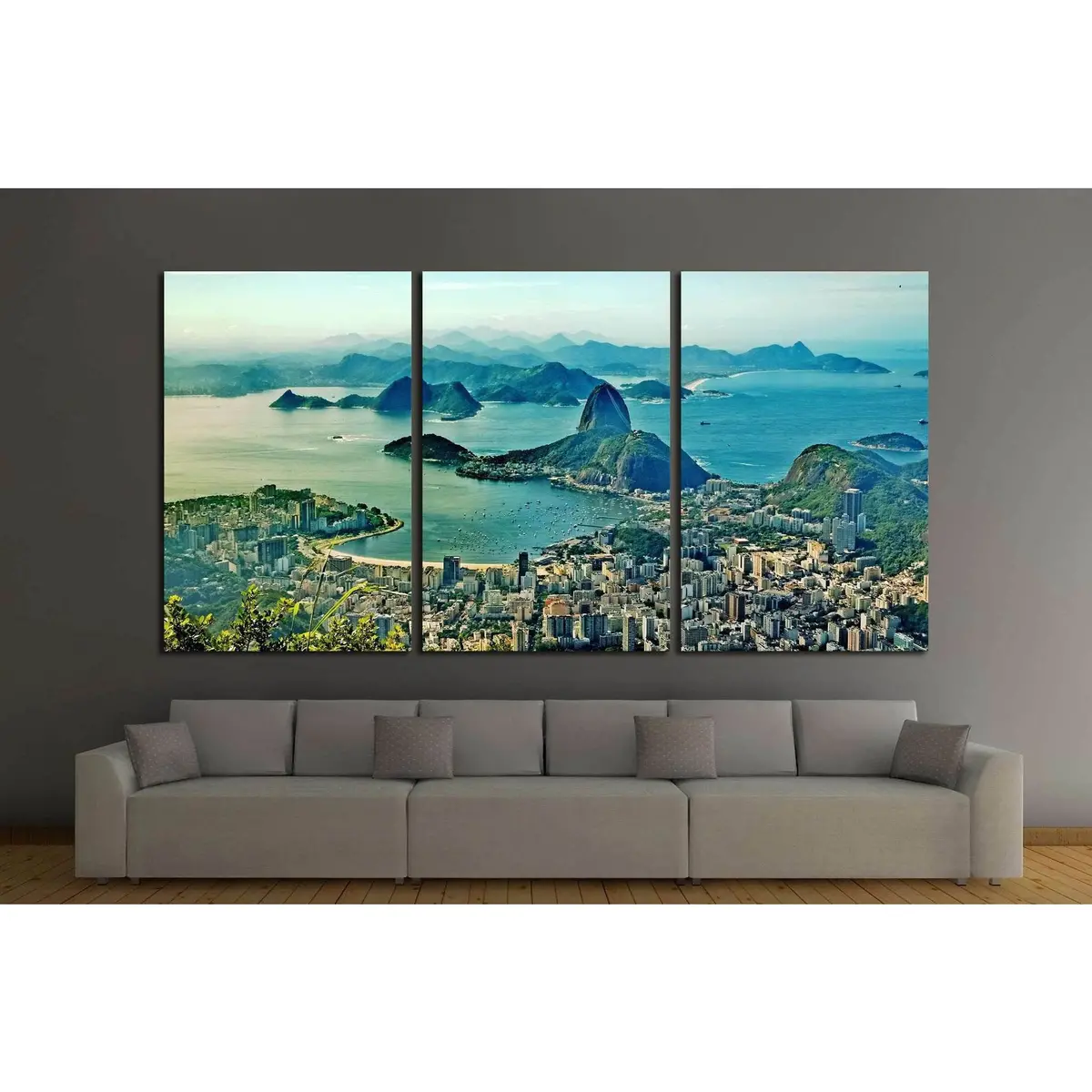 Corcovado, Rio De Janeiro, Brazil №1158 Ready To Hang Canvas Print 5