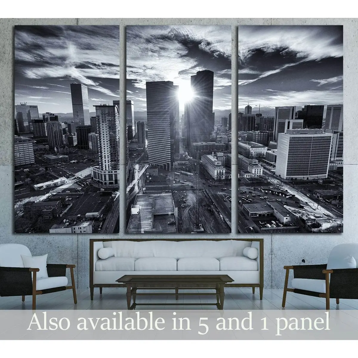 Cote D'azur France. Beautiful Panoramic Aerial View City Of Nice, France. Luxury Resort Of French Riviera №2397 Ready To Hang Canvas Print 5