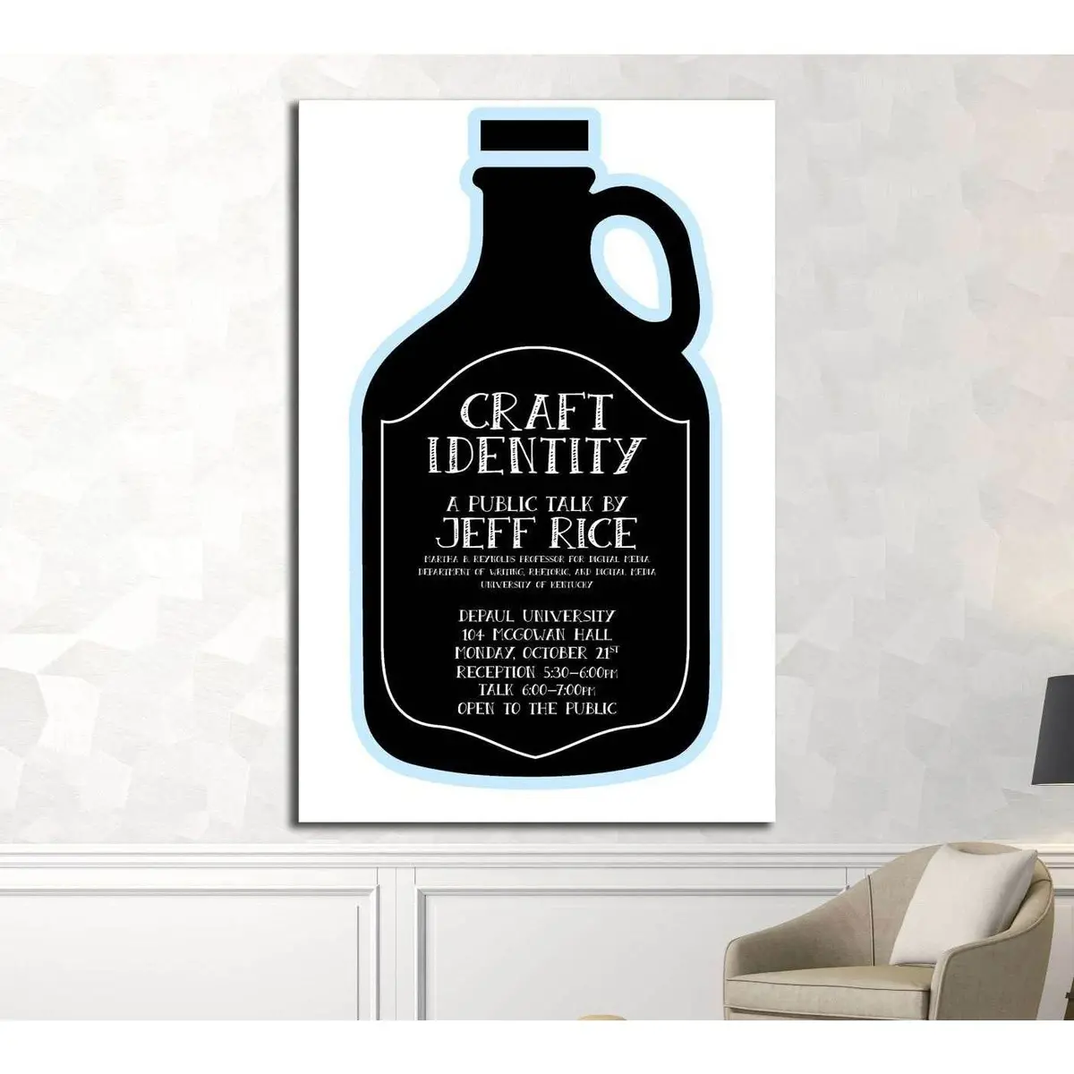 Craft Beer №3451 Ready To Hang Canvas Print 1