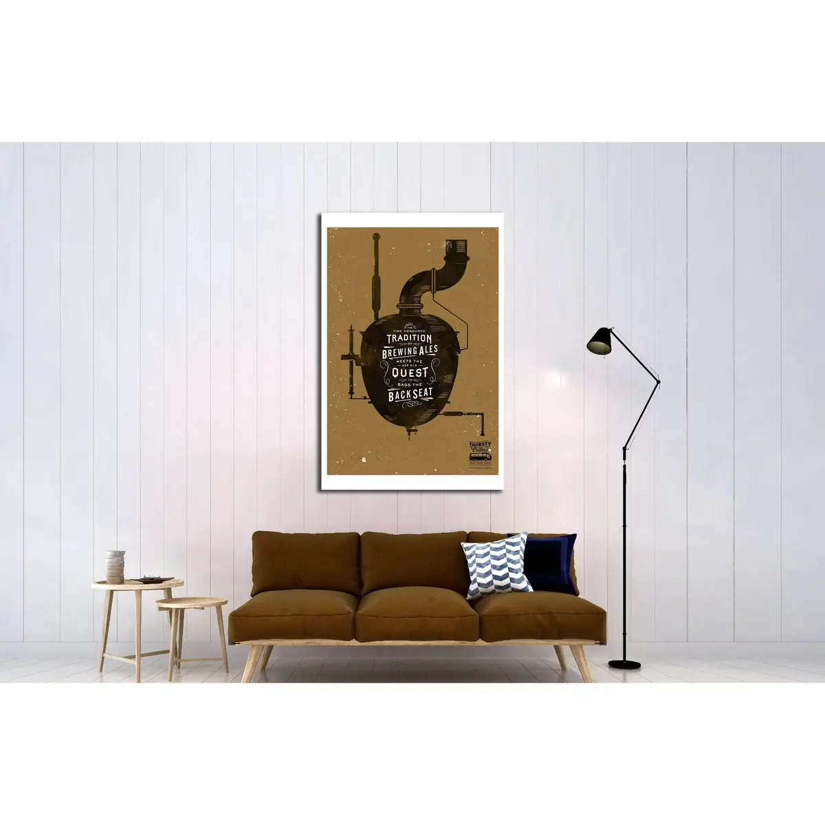 Craft Beer Art №3412 Ready To Hang Canvas Print 3