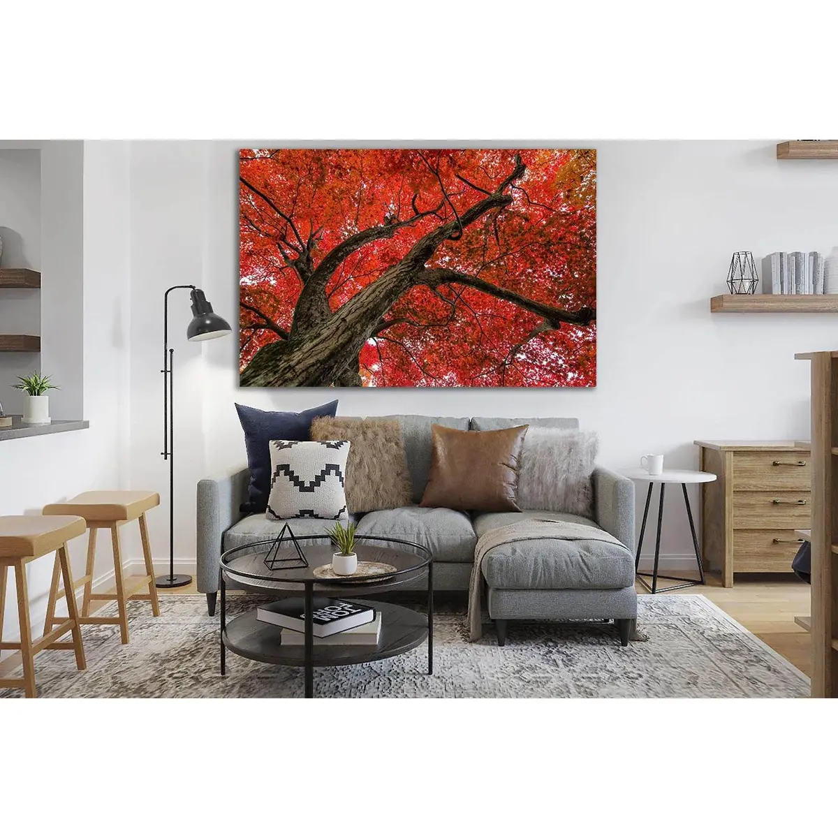 Crown Of The Autumn Tree №Sl811 Ready To Hang Canvas Print 2