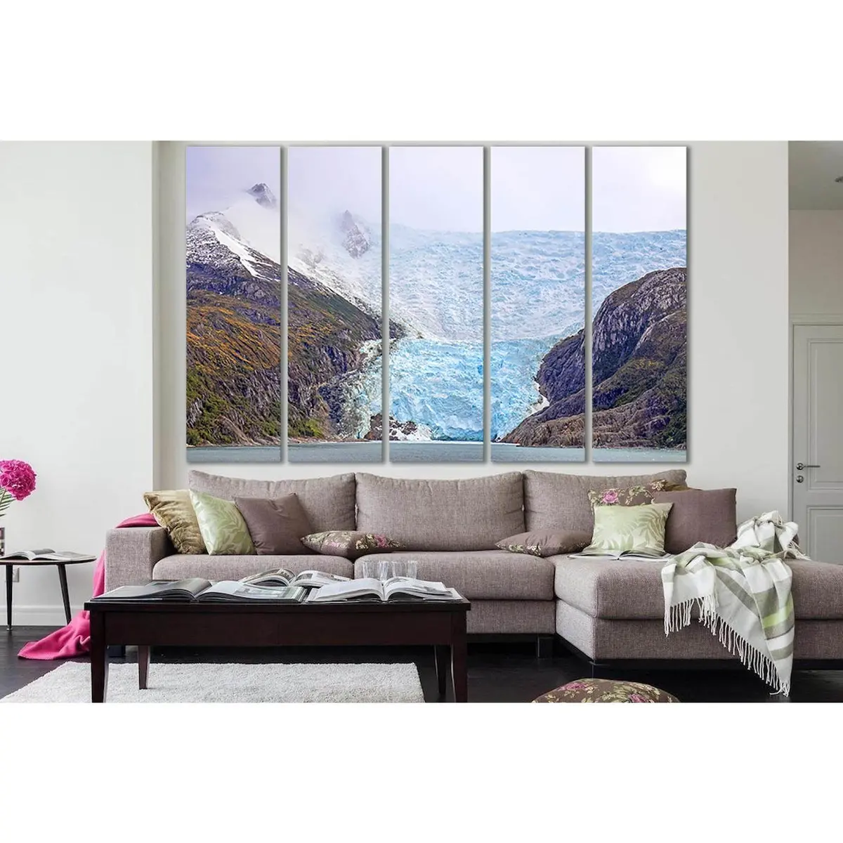 Glacier Alley Cruise Canvas Wall Art №SL1339 – Premium Ready-to-Hang Print