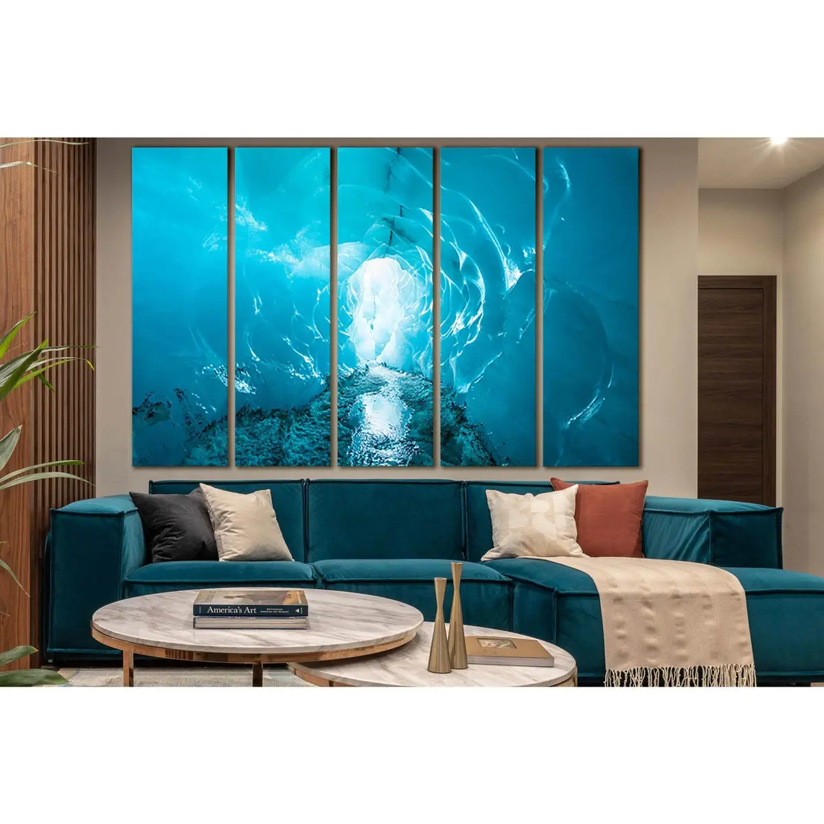 Crystal Ice Cave SL1325 Premium Ready-to-Hang Canvas Art - Image 3