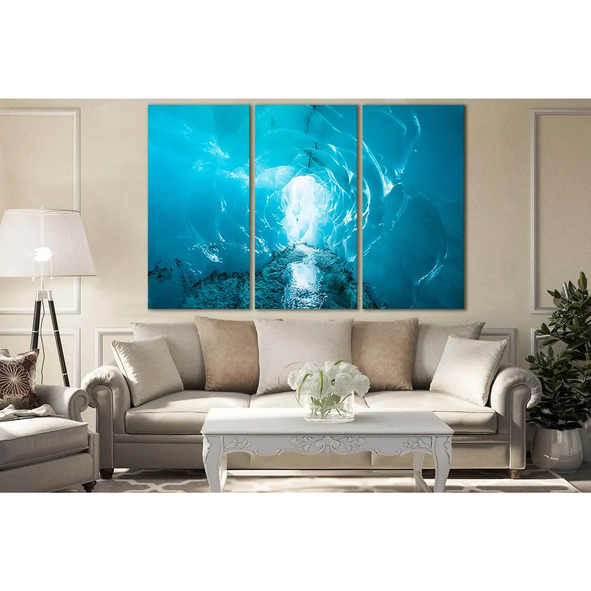 Crystal Ice Cave №Sl1325 Ready To Hang Canvas Print 5