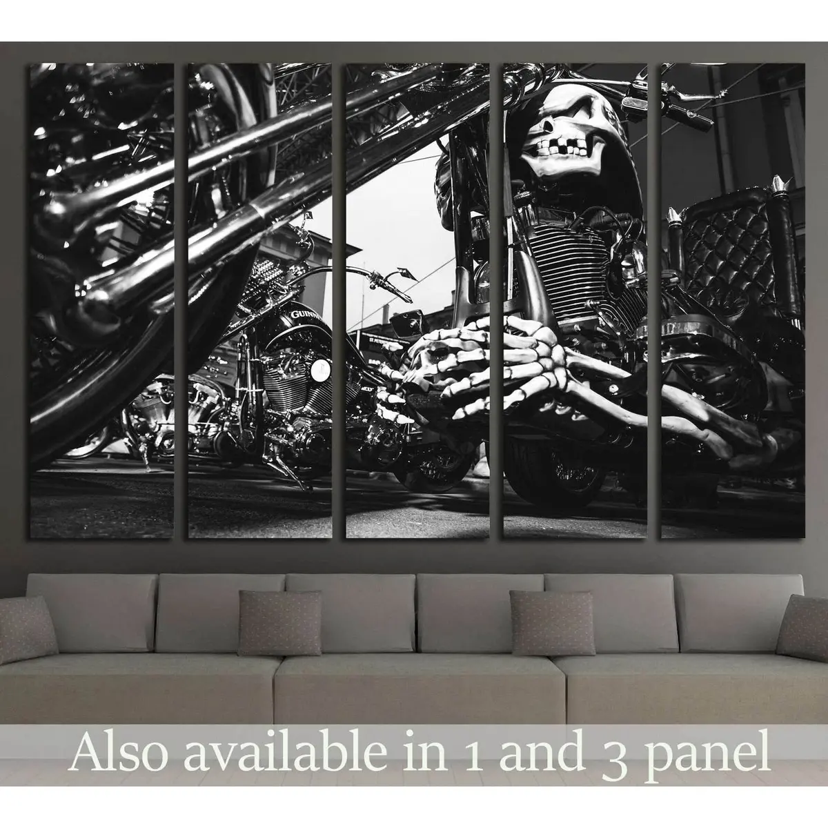 Custom Motorcycle Art #539 – Ready-to-Hang Canvas Print