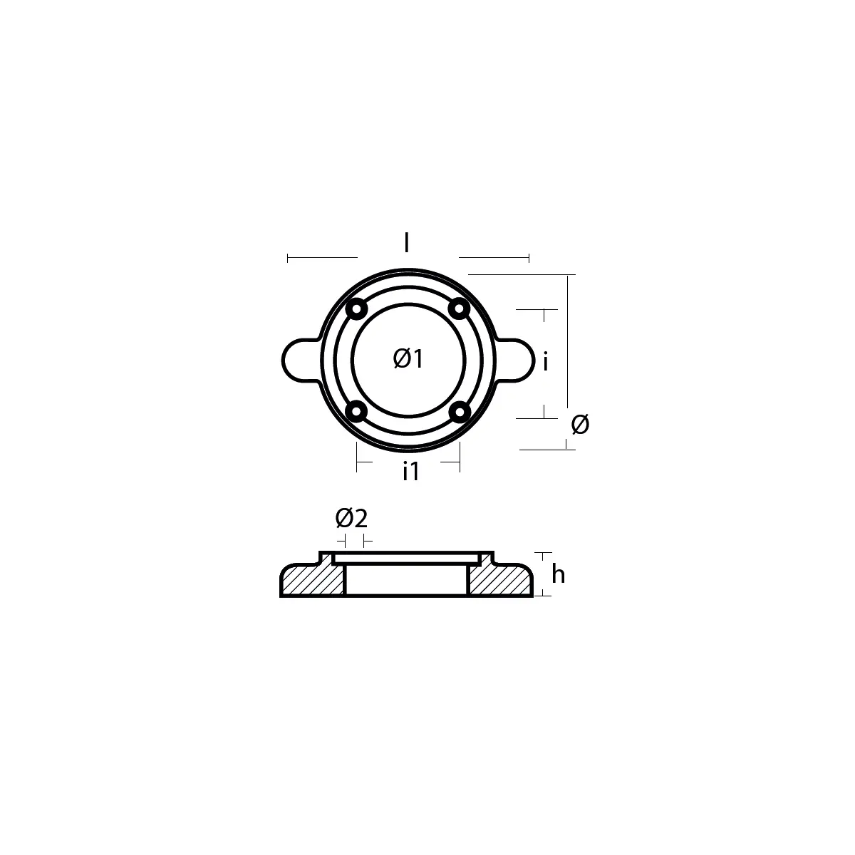Yanmar Anode Zinc Collar 01305 2