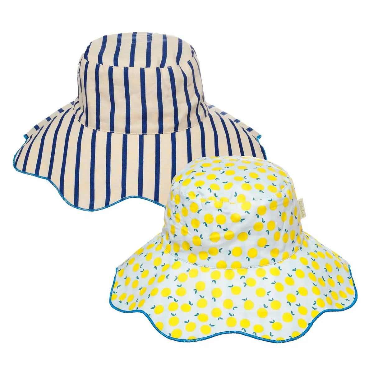 Rockahula Kids Lemon Stripe Reversible Bucket Hat 1