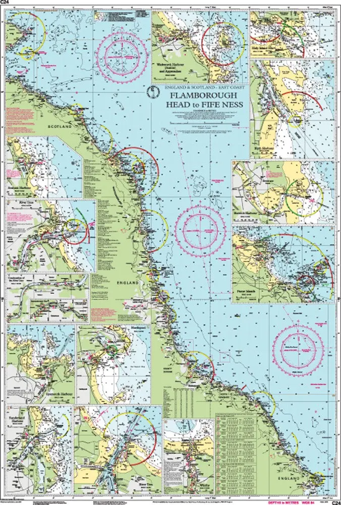 Imray C24 Flamborough Head To Fife Ness Chart 2