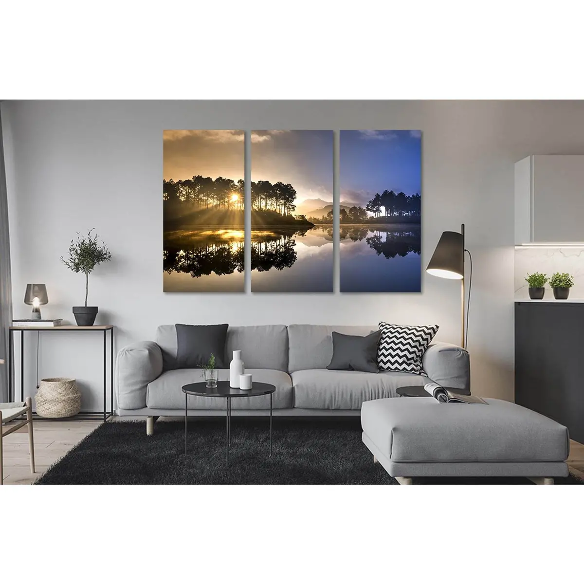 Dawn Hides In The Branches №D1759 Ready To Hang Canvas Print 5