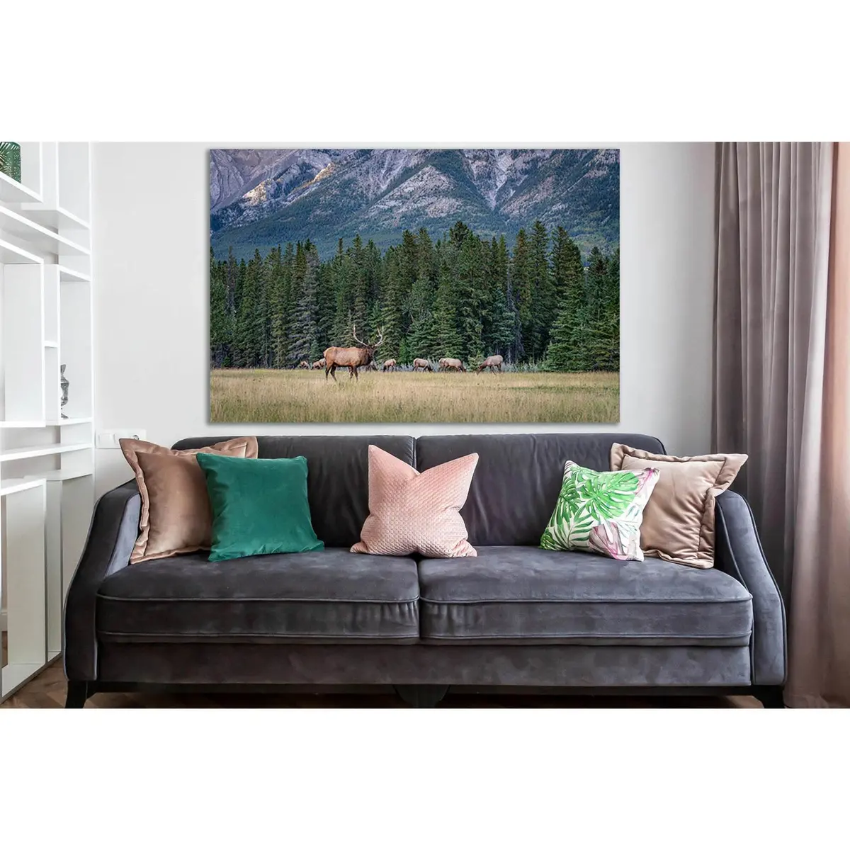 Deers In The Wild №Sl1003 Ready To Hang Canvas Print 1