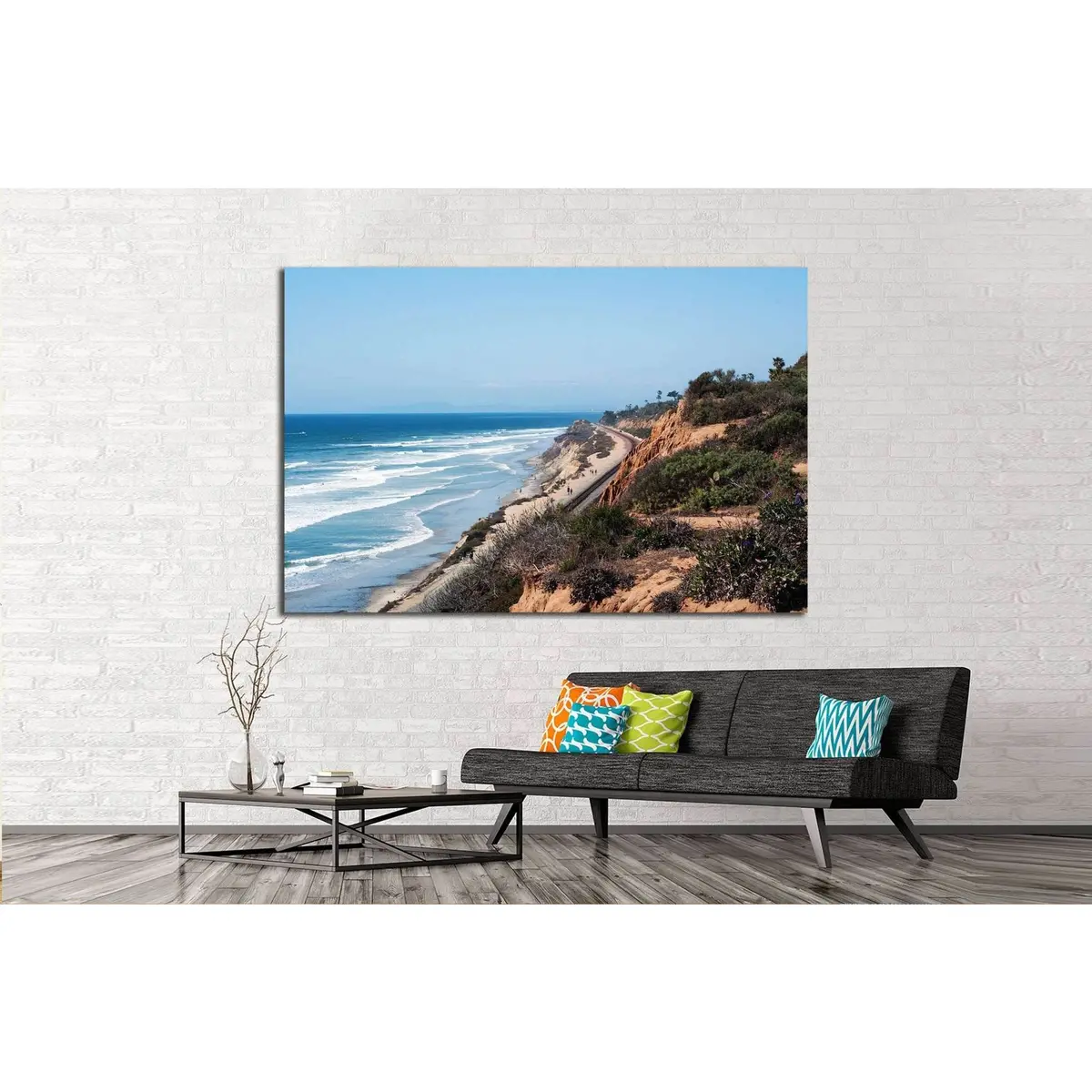 Del Mar, California №1021 Ready To Hang Canvas Print 3