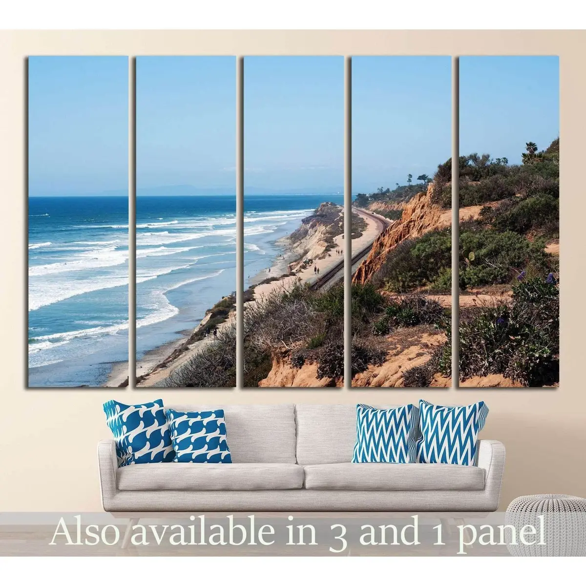 Del Mar, California №1021 Ready To Hang Canvas Print 5