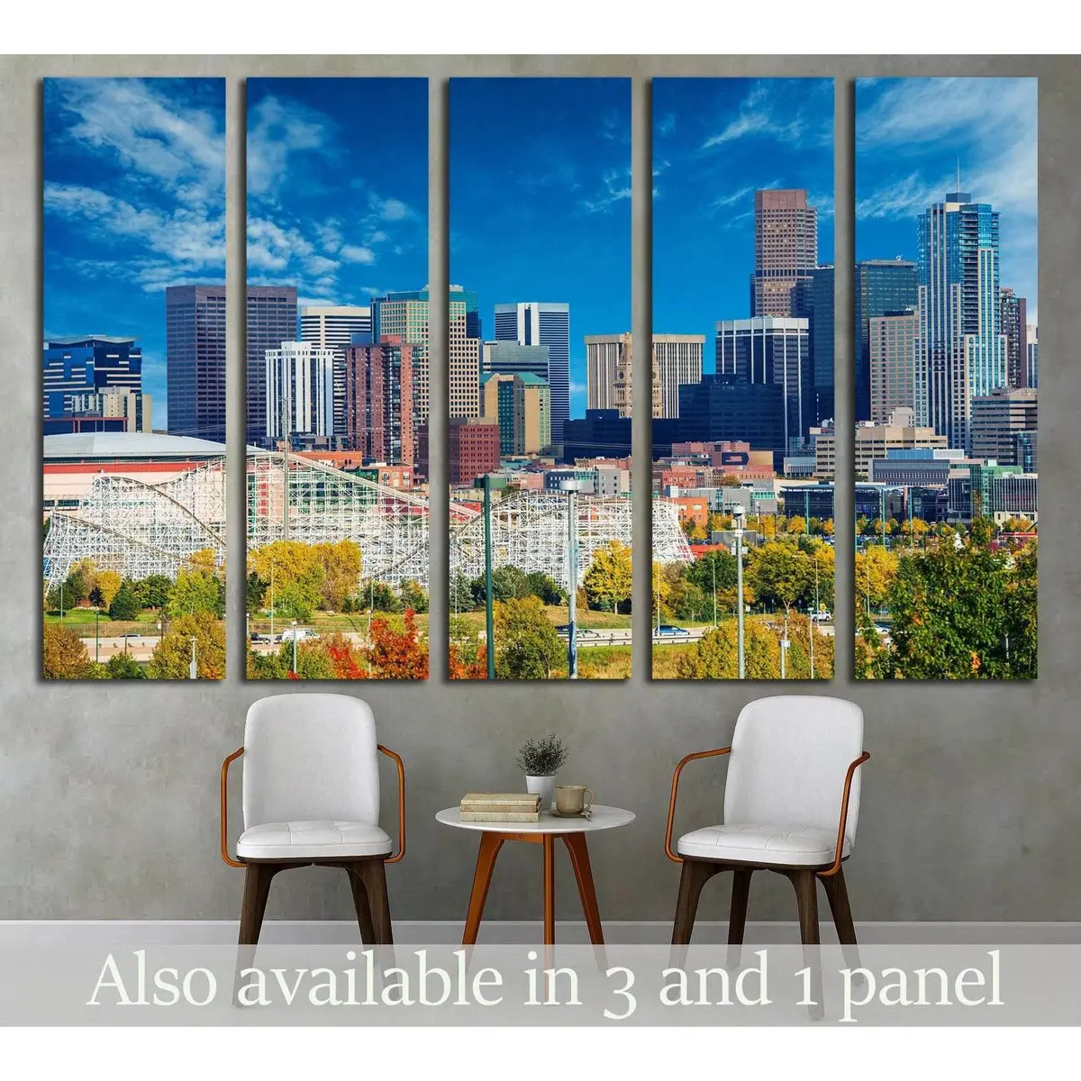 Denver, Colorado Canvas Wall Art – Ready-to-Hang Print #1636