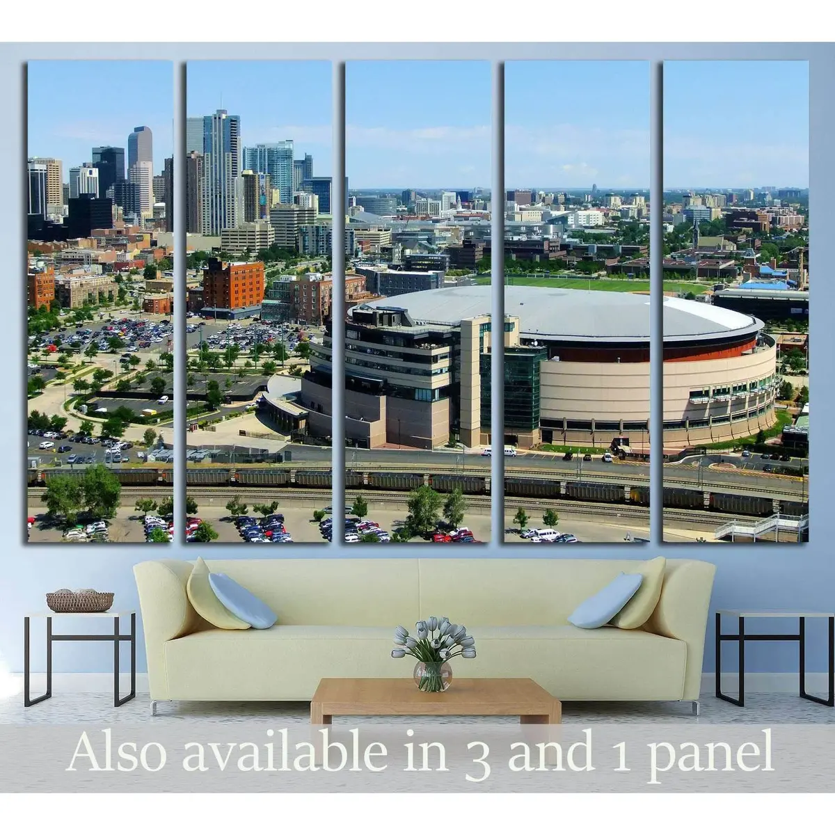 Denver, Colorado Canvas Wall Art Print – Ready-to-Hang Design #1762