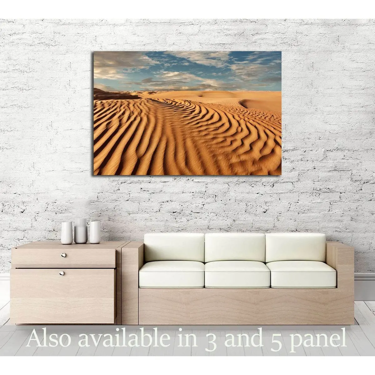 Desert Landscape №3154 Ready To Hang Canvas Print 1