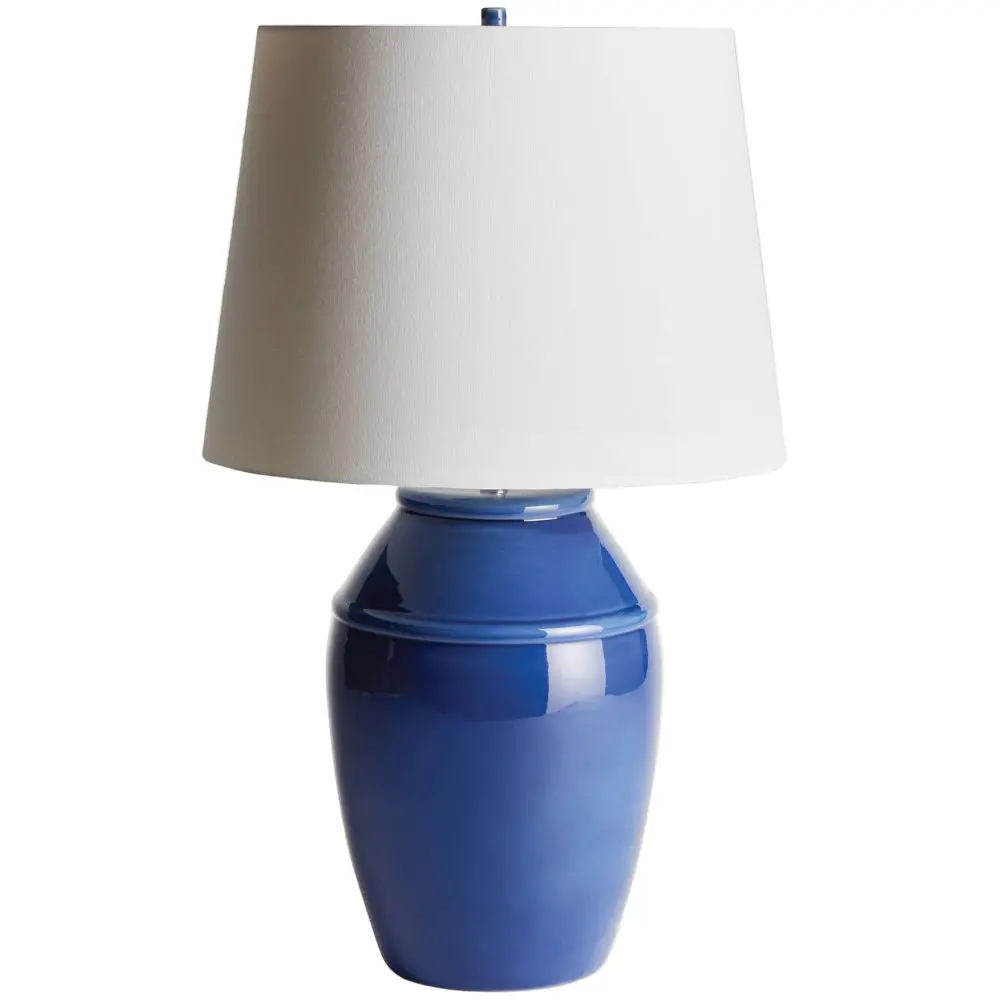 Napa Blue Lance Ceramic Lamp 1