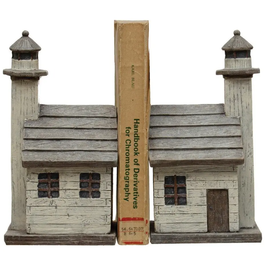 Resin Lighthouse Bookends - 2 Pc. 1