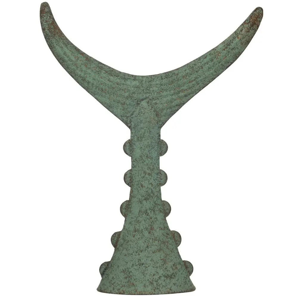 Distressed Metal Tuna Tail Wall Decor - 14.25" X 18" 1