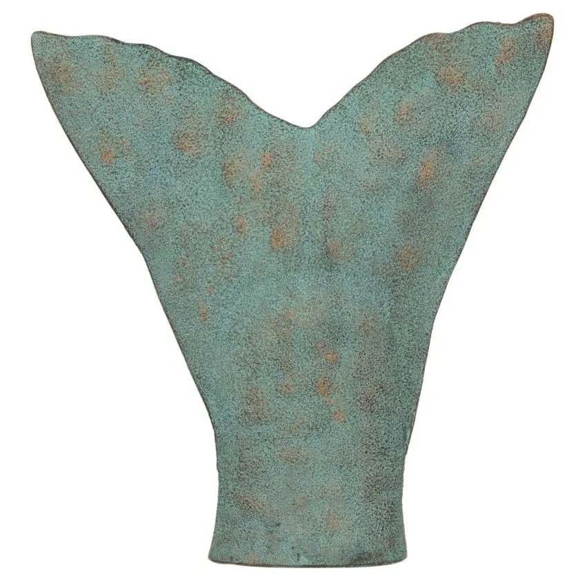 Distressed Metal Trout Tail Wall Decor - 8.5" X 10" 1